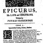 Gassendi's Epicurus in English